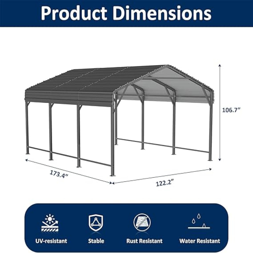Lumen 12x20 Carport - Image 7