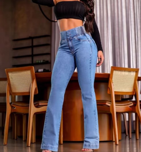 ⏳Time-Limited Special⏰Stretch Flare Jeans With A High Waist👖 - Image 7