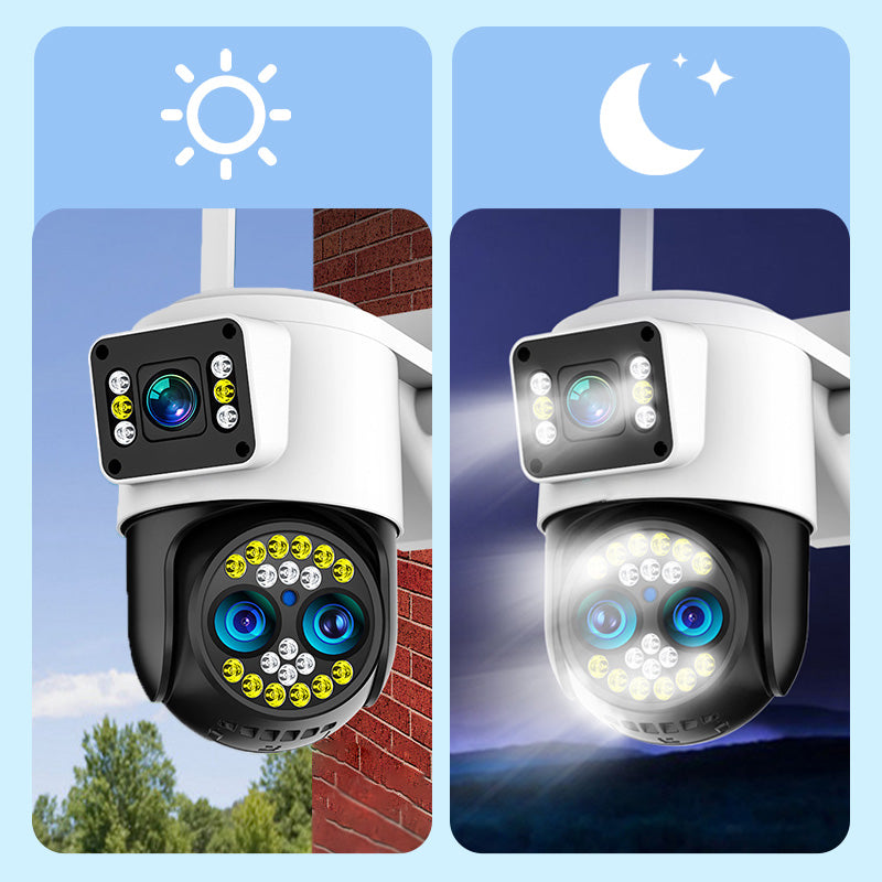 Dual Screen Night Vision HD Surveillance Camera - Image 3