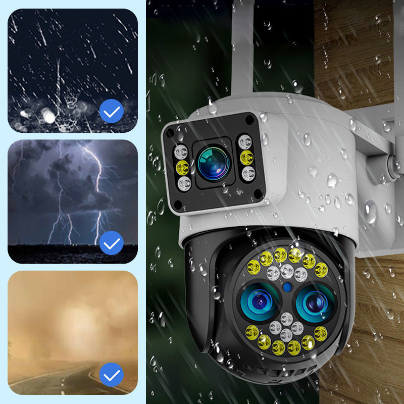 Dual Screen Night Vision HD Surveillance Camera - Image 4