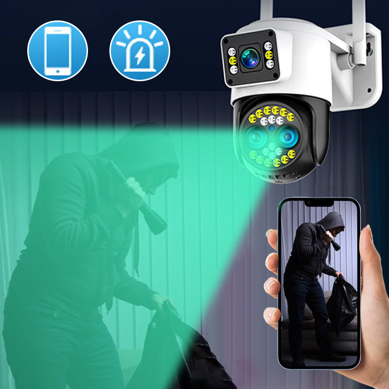 Dual Screen Night Vision HD Surveillance Camera - Image 5