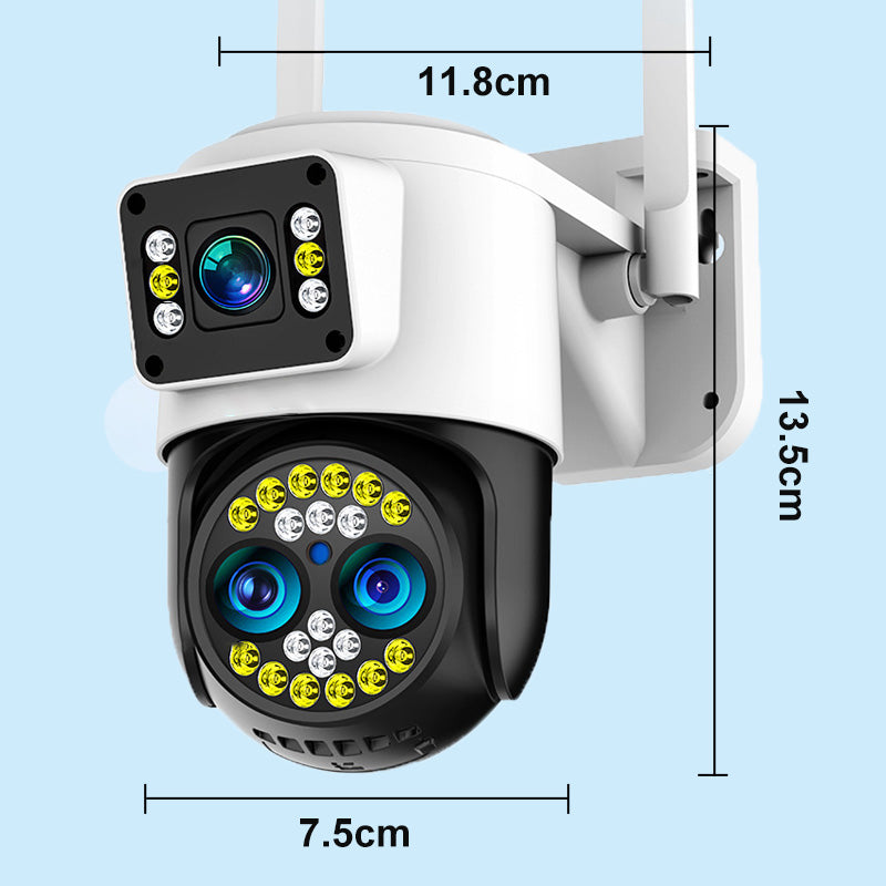 Dual Screen Night Vision HD Surveillance Camera - Image 8