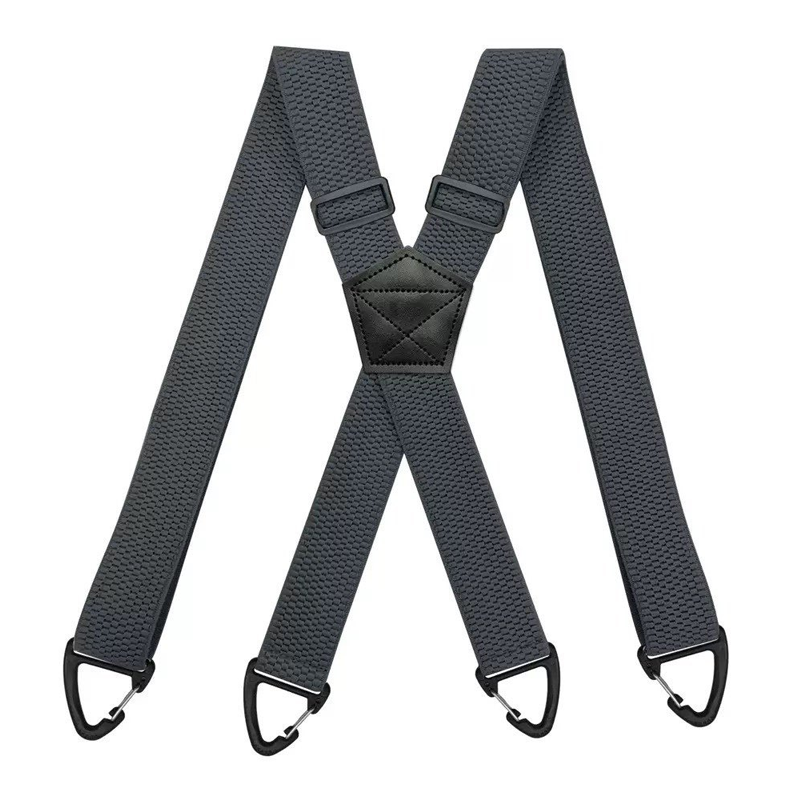 Men's X-Back Suspenders with Hook Clips - Image 13